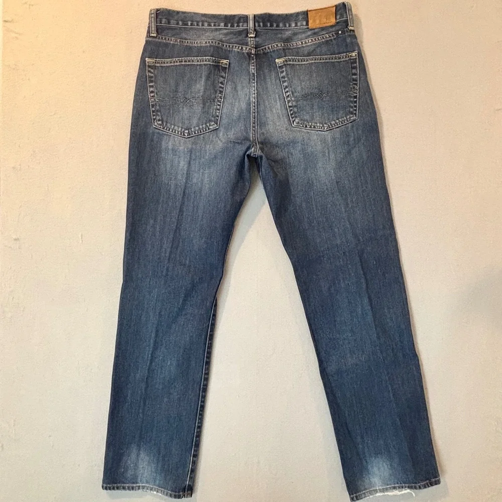 Lucky Brand Vintage Straight Mens Blue Denim Jeans 36x32 Medium Wash